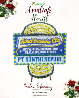 Papan Bunga Duka di Madureso